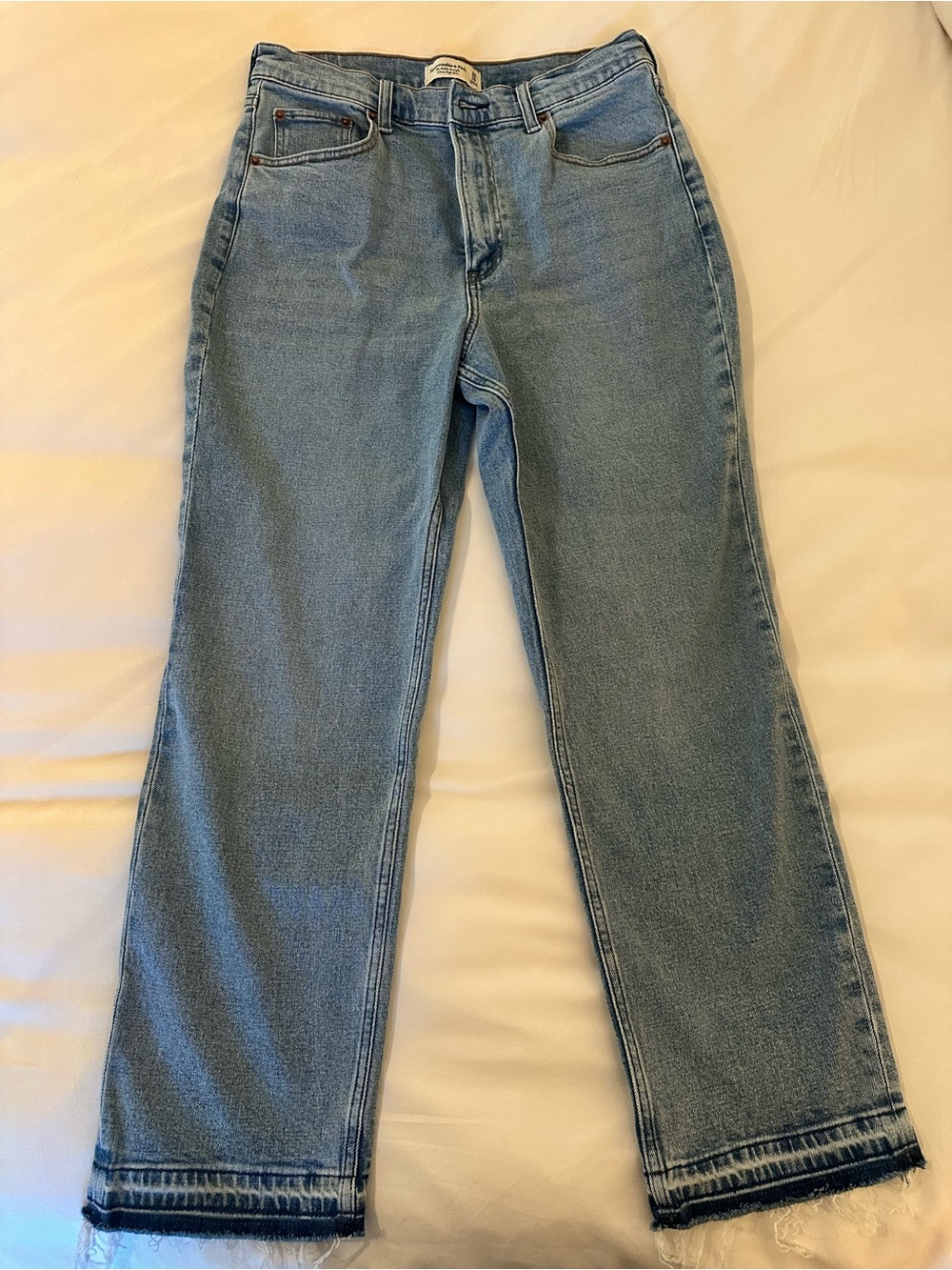Abercrombie & Fitch Light Blue Straight Jeans